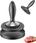 3 in 1 Reversible Meat Tenderizer Tool - Dual-Sided Aluminum Meat Mallet